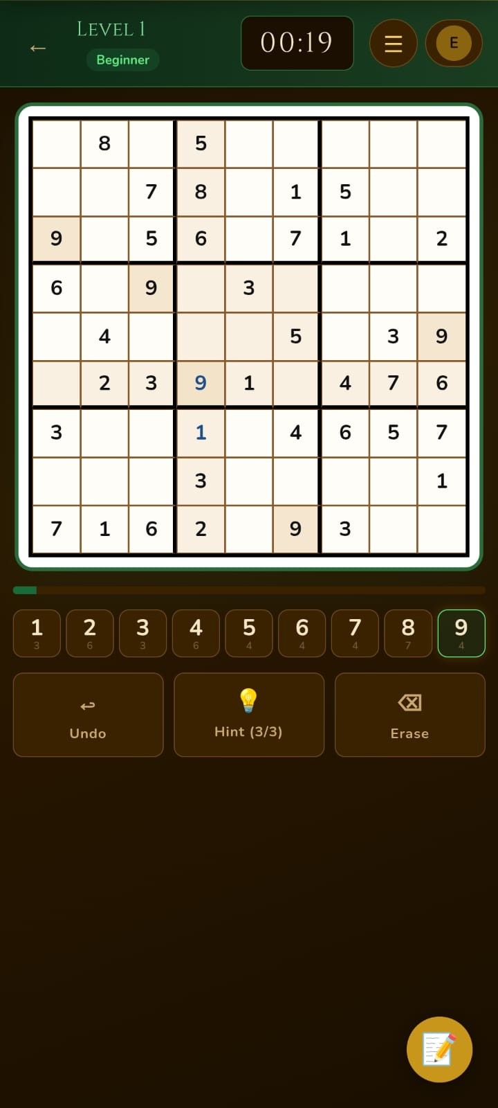 Ubuntu Sudoku