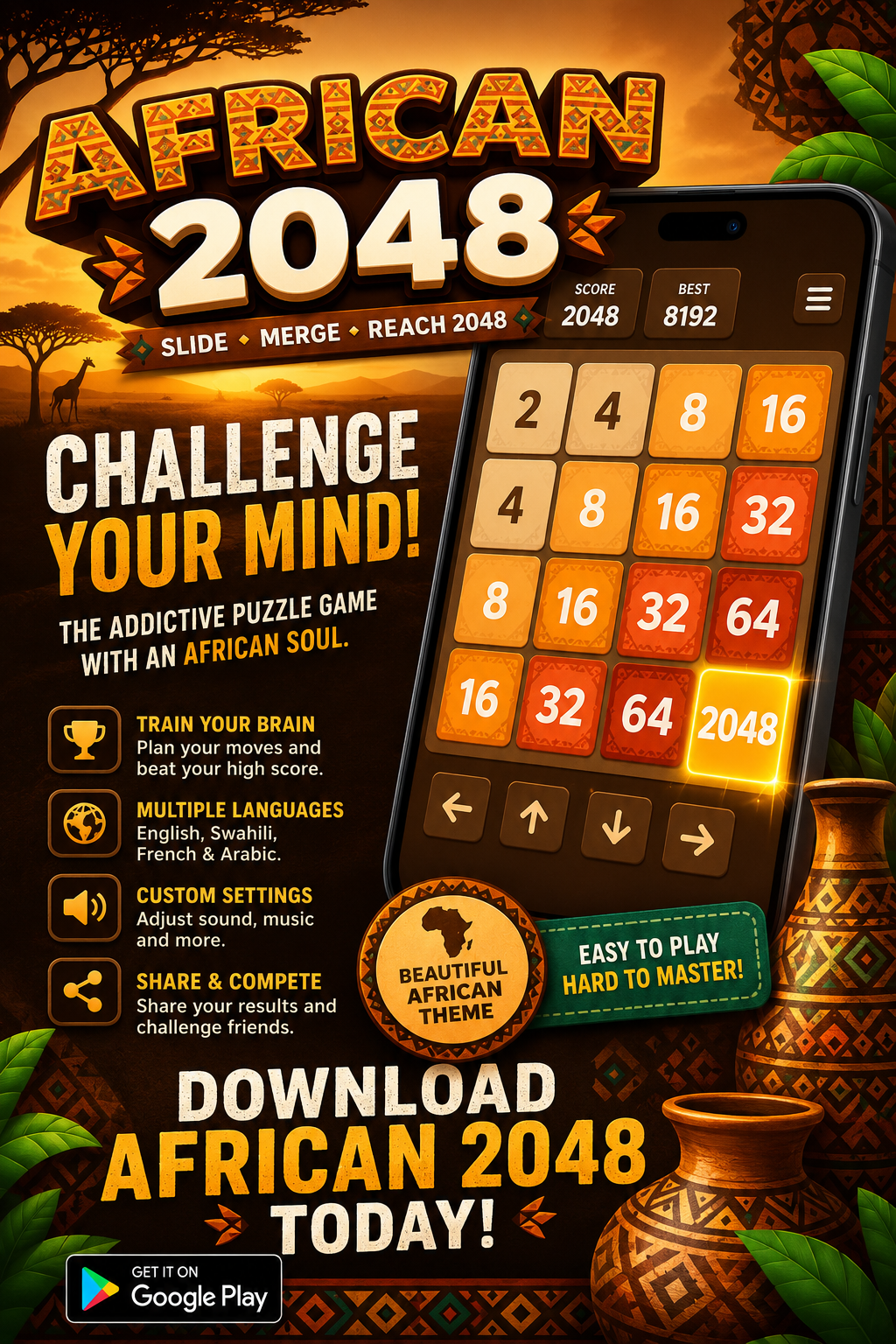 African 2048